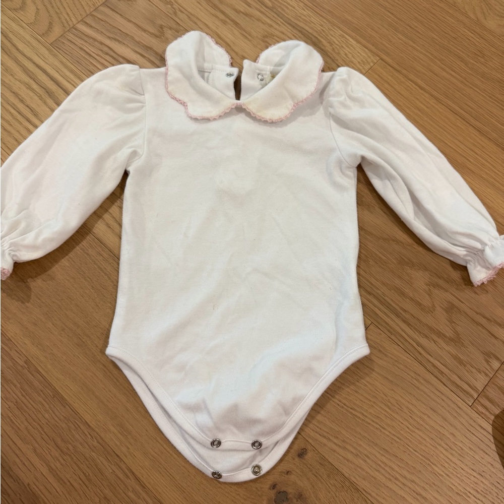 The Beaufort Bonnet Company Emma Elbow Patch Onsie